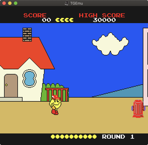 Screenshot de TGEmu (PC-Engine)