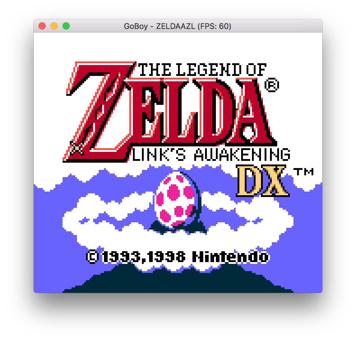 Zelda: Link's Awakening dans GoBoy
