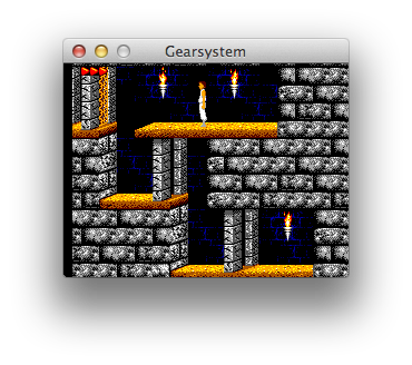 Prince of Persia dans Gearsystem