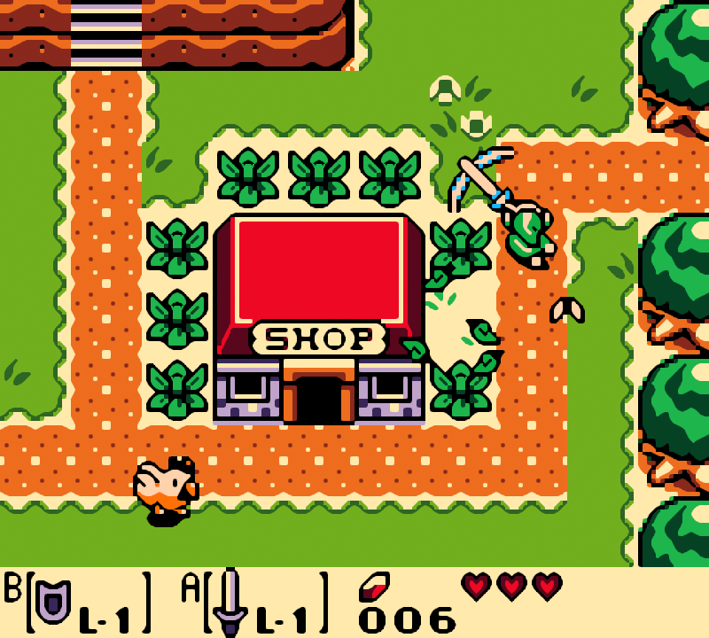 Zelda : Link's Awakening dans SameBoy