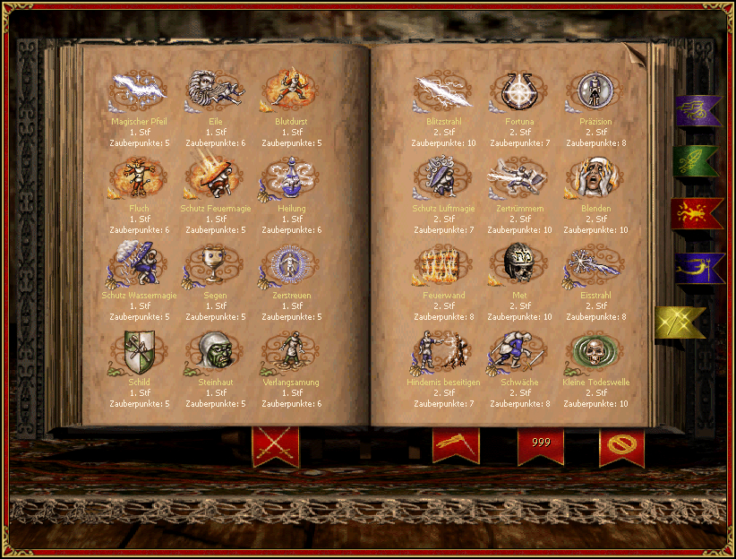 Livre de sorts dans VCMI (Heroes of Might &amp; Magic 3)