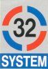 Le logo de la borne System 32 de Sega